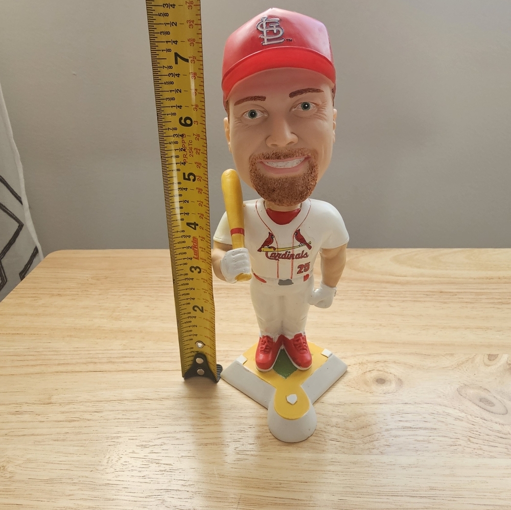 Mark Mc Guire Baseball Player Bobblehead Figurine - Red and White